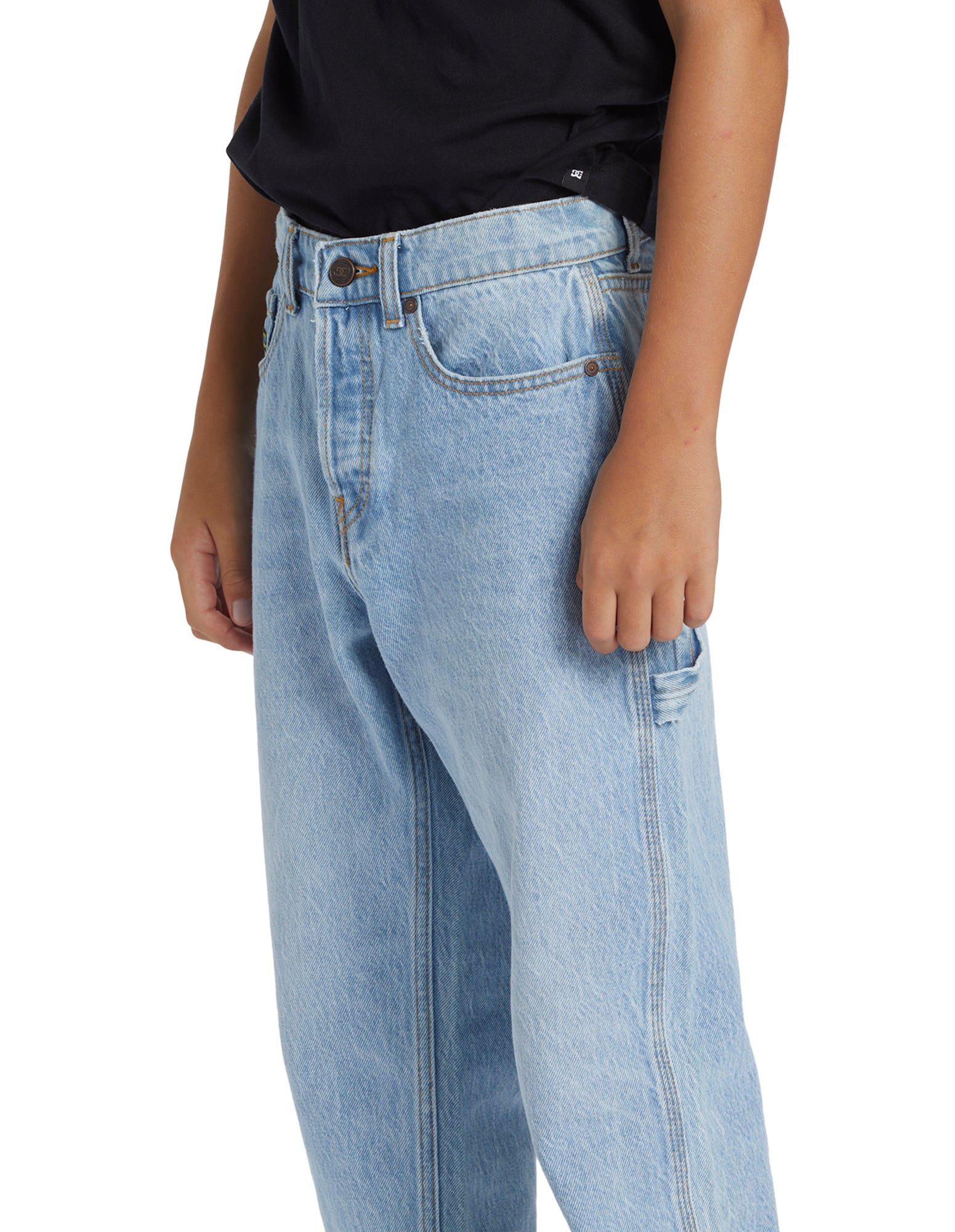 Boys 8-16 Worker Baggy Carpenter Denim Pants