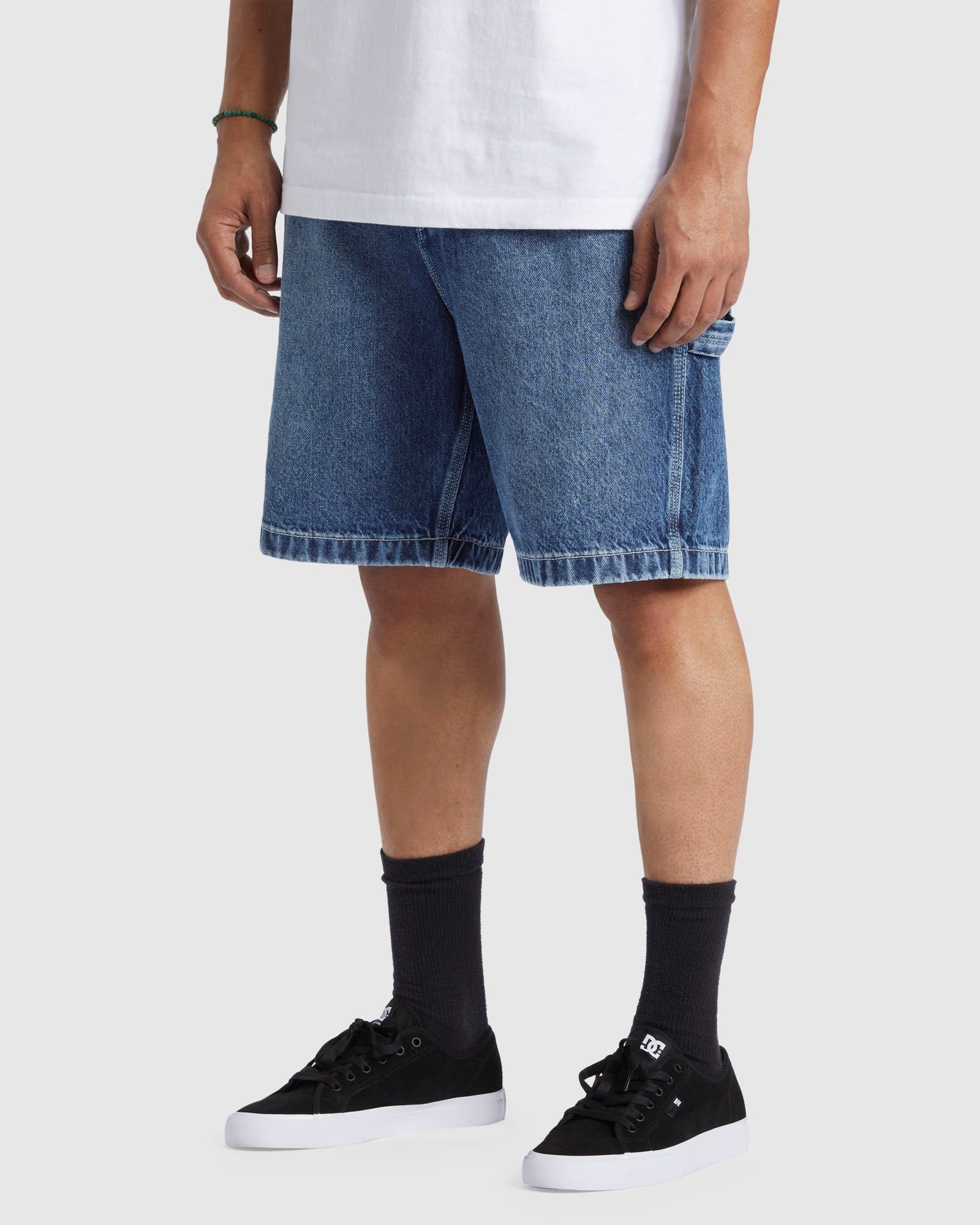 Mens Carpenter Baggy Denim Shorts