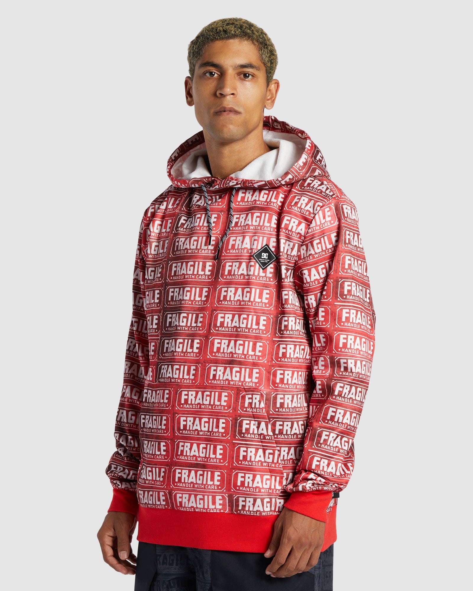 Andy Warhol x DC Shoes Technical Fleece RED FRAGILE XS