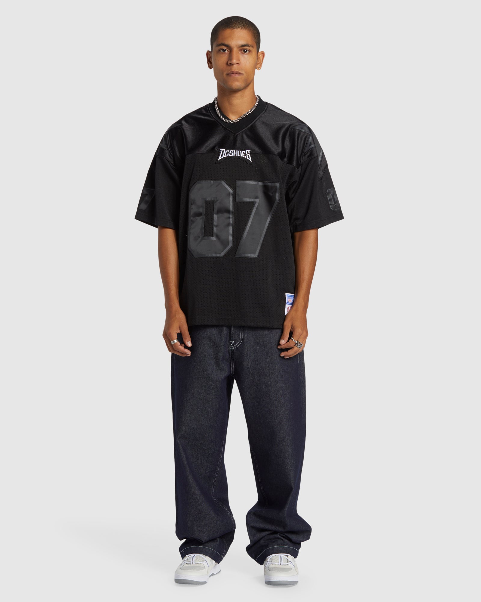 Mens Mens Blackout Football Jersey Top