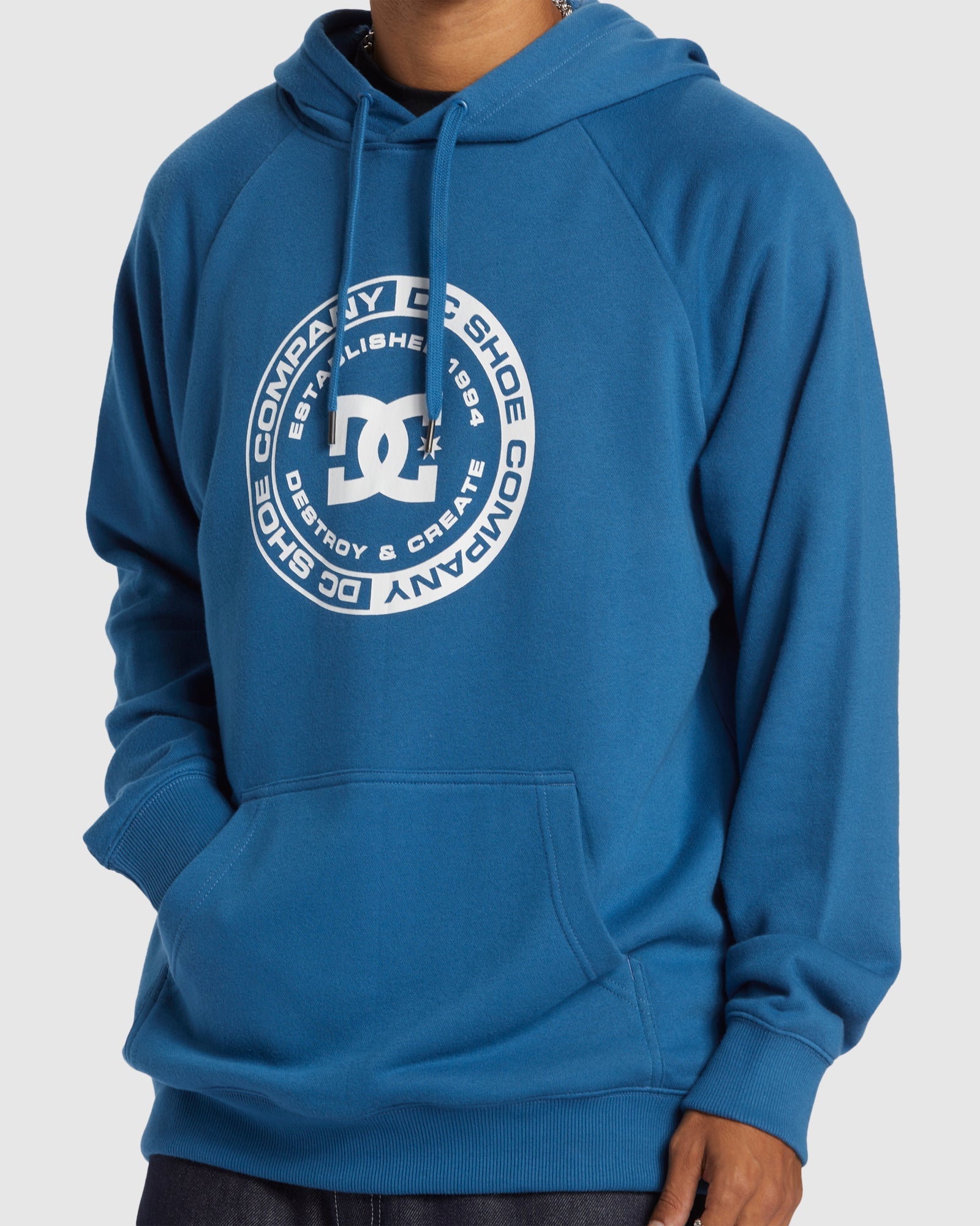 Mens DC Corpo Raglan Pullover Hoodie